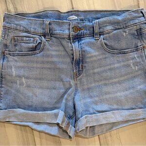 Old Navy Women's Faded Blue Jean Shorts